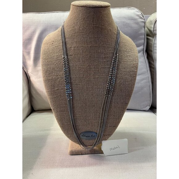 6 Necklaces - Variety of Lengths and Materials Used Jewelry Lot Costume - Picture 2 of 16